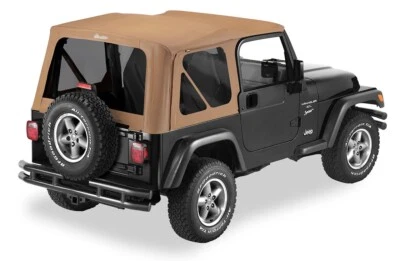 Jeep Wrangler TJ techo blando repuesto, 1997-2002, con ventanas tintadas, especias  Foto 1 de 4