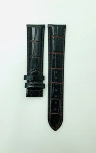 VERSACE WATCH STRAP,  VNA  , BROWN LEATHER  URBAN GENT  VNA020014  VNA01 VNA02 - Picture 1 of 13