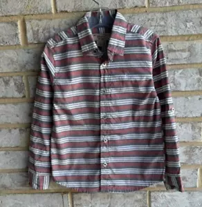 Penguin by Munsingwear Striped Long Sleeve Button Down Shirt Boy's Size 6. - Picture 1 of 7