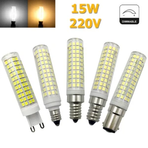 Led Light Bulb Dimmable 220v G9 E14 Bulbs Ba15d E11 2835smd Dimmabled Warm White - Picture 1 of 8