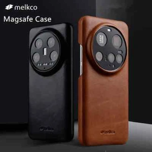 Melkco Genuine Oil Wax Leather Magsafe Case For Xiaomi Mi 15 Ultra Vintage Cover - Picture 1 of 11