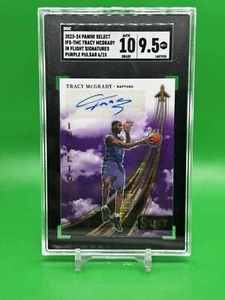 TRACY MCGRADY 2023-24 SELECT IN FLIGHT PURPLE PULSAR AUTO /15 SGC 9.5/10 - Picture 1 of 2