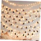 Photo Clip 17Ft - 50 LED Fairy String Lights with 50 Clear Clips for Hanging 