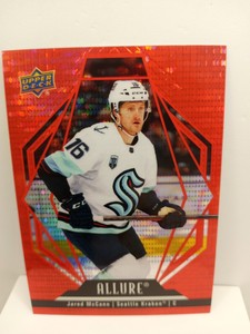 2022-23 Upper Deck Allure Hockey Jared McCann Red Rainbow #20 Seattle  Kraken
