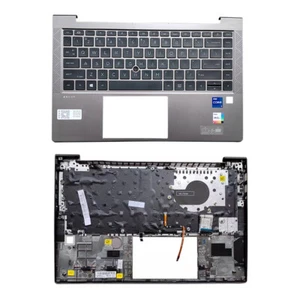 M36447-001 New For HP Zbook Firefly 14 G7 G8 Palmrest US W/Backlight Keyboard - Afbeelding 1 van 6