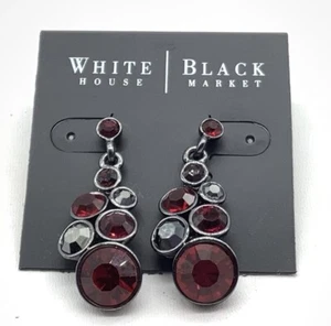 Orecchini Casa Bianca Mercato Nero Rosso Nuovi con etichette - Foto 1 di 3