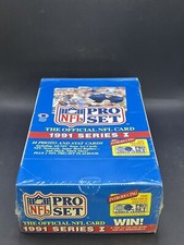 NFL PRO SET THE 1991 OFFICIAL NFL CARD  ALL NEW SERIES 1  FOOTBALL  CARDS