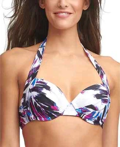 Calvin Klein Printed Convertible Underwire Bikini Top, Size M, MSRP $78 - Picture 1 of 3
