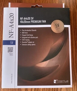 Nf - A4X20 5V PWM , Premium Quiet Fan , 4 - Pin , 5V Version ( 40X20Mm , - Picture 1 of 1