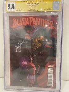 Black Panther #166 CGC SS 9.8 Sook Variant White Pages NM/M Signed Andy Serkis - Picture 1 of 1