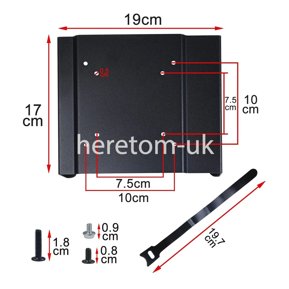 Mini PC MFF Computer Stand Vesa Mount Bracket For Dell 3000 5000 7010 7080 MFF - Image 1 of 4