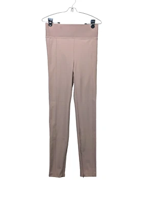 Leggings Zara Nude Elásticos Cintura Ajustada Pierna Tobillo Cremallera Mujer M Foto 1 de 4