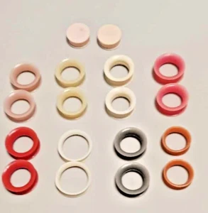 Mixed Lot of Ear Lobe Plugs & Ear Skin Tunnels (see Description for Quantities) - Picture 1 of 5