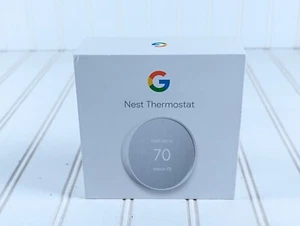 Google Nest G4CVZ Programmable Wi-Fi Thermostat Never Used Free Shipping - Picture 1 of 6