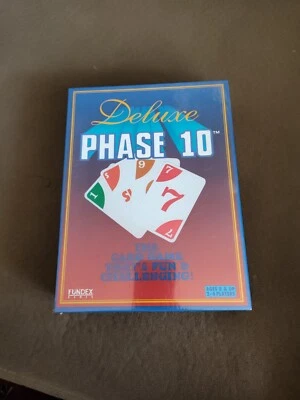 Fundex DELUXE PHASE 10 Card Game Vintage 1995 Sealed NEW! - Image 1 of 4