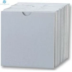 50 CD DVD Card board Wallet / Sleeves with Thumb Cut White Blank NEW HQ AAA - Picture 1 of 1