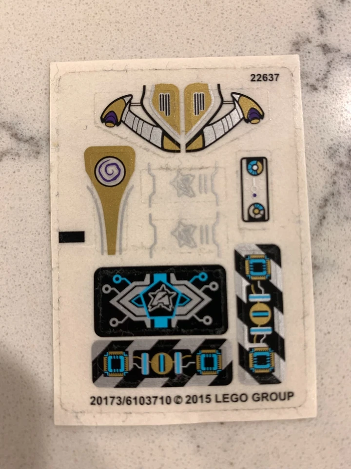 LEGO стикер лист для 70167 непобедимый золотой бегства, новый и подлинный! - Изображение 1 из 1