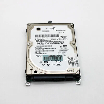 Seagate HP 160gb 72000RPM SATA 9.5mm 2.5" Hard Drive 444804-001 - Image 1 of 3