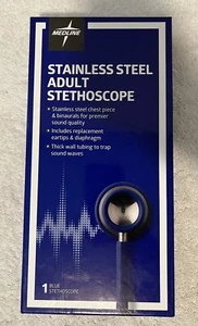 Medline Stainless Adult Stethoscope - Picture 1 of 4