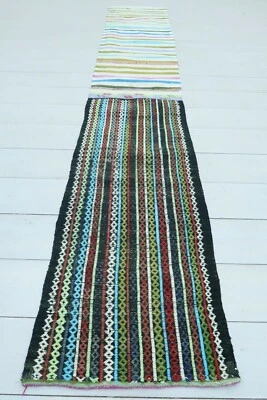 Alfombras de corredor, corredor turco Kilim, alfombra de pasillo, alfombra de pasillo, escaleras Kelim 16"X83" Foto 1 de 4