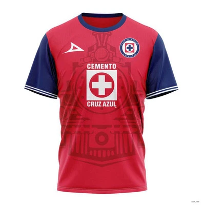 UNBRANĐED Personalized LIGA MX Cruz Azul 2024-2025 Third Shirt 3D Mexico Soccer