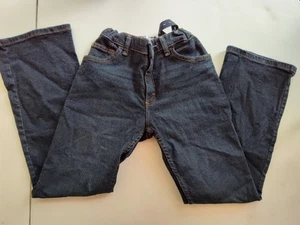 Boys Wrangler Jeans Size 14 Regular Classic Boot Adjustable Waist Western Denim - Picture 1 of 6
