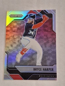 2017 Bryce Harper Panini Prizm Silver Baseball Card #28 National Phillies - Bild 1 von 2