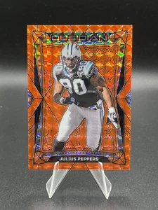 2024 Panini Obsidian Julius Peppers Orange Mosaic International SSP #'d 18/24 - Picture 1 of 2