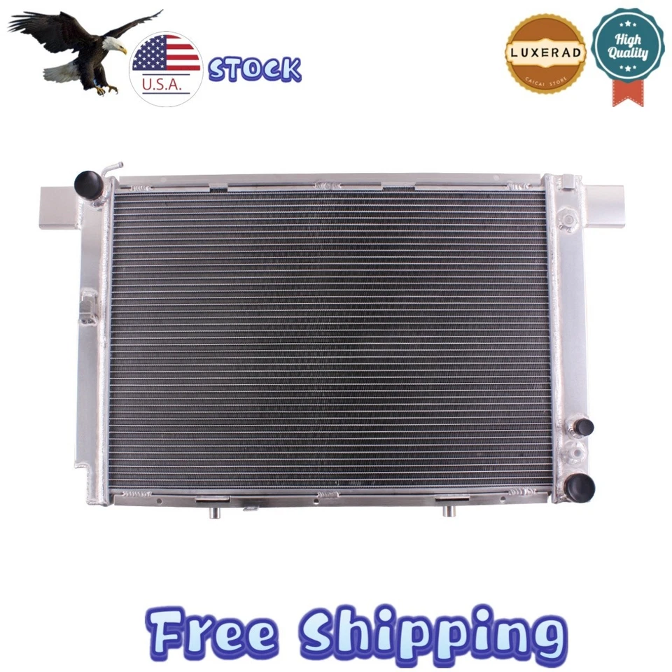 Fits 1990-2002 MERCEDES BENZ SL500 R129 500 SL 5.0L V8 AT 3Row Aluminum Radiator - Image 1 of 4