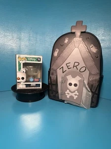 NYCC Zero Mini Backpack Loungefly and POP Nightmare Before Christmas BUNDLE - Picture 1 of 9