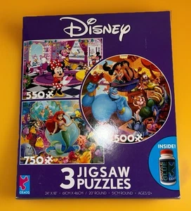 Disney Kids Jigsaw Puzzles New In Box - Picture 1 of 3
