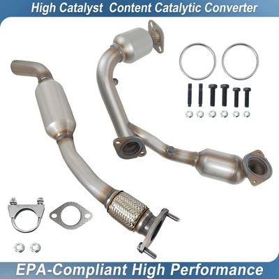 2x Catalytic Converter For Ford Taurus 2000 - 2005 2006 2007 3.0L front rear OHV - Image 1 of 4
