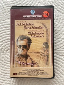 The Passenger (VHS, 1986) Jack Nicholson Rare Hard To Find VHS Black Clamshell - Picture 1 of 4