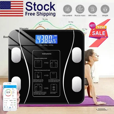Smart Scale for Body Weight BMI Bluetooth Body Fat Scale Digital Bathroom Scale⭐ - Image 1 of 4
