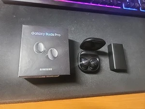 Samsung Galaxy Buds Pro Earbuds, Phantom Black (SM-R190NZKAXAR) - Picture 1 of 8