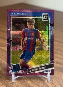Lamine Yamal 2023-24 Panini Donruss #177 Optic Purple Mojo Prizm /25 Rookie RC - Picture 1 of 2
