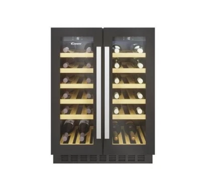 CANDY CCVB60D/1 CANTINA CANTINETTA VINO 10 RIPIANI 38 BOTTIGLIE NERO CLASSE D - Immagine 1 di 2