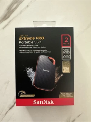 SanDisk Extreme PRO V2 2TB USB-C Portable External SSD (SDSSDE81-2T00-G25) - Image 1 of 2