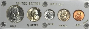 1952-P MINT SILVER SET IN A WHITE CAPITAL HOLDER- GEM BRILLIANT UNCIRCULATED - Picture 1 of 12