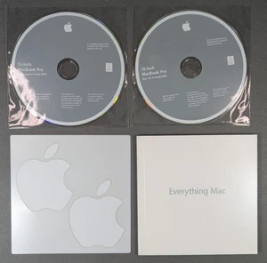 Apple Mac OS X 10.6.3 Install & Applications DVDs for 13-inch MacBook Pro - Picture 1 of 5