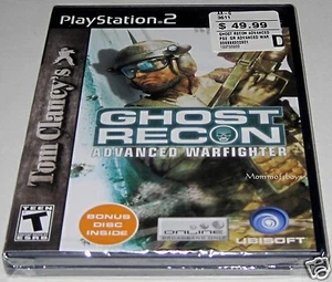 Tom Clancy's Ghost Recon: Advanced Warfighter - Edición Limitada (PS2) ¡RaRE! - Imagen 1 de 2