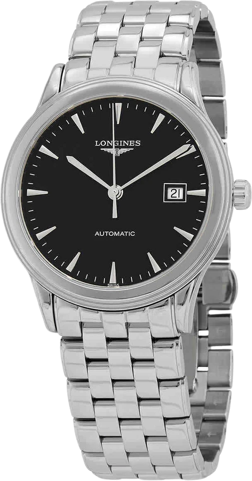 Longines Flagship Black Unisex Adult Watch - L4.984.4.52.6