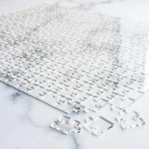 200 Pcs Impossible Difficult Clear Jigsaw Puzzle Clear Transparent Puzzle Game - Picture 1 of 12