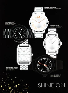 REVISTA RELOJ MOVADO anuncio promocional #85 2013 "NO ES UN RELOJ" ANUNCIO DE 2 CARAS - Imagen 1 de 3