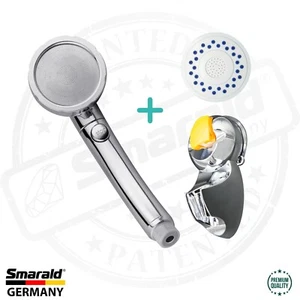 Duschkopf  - SET ✪ multifunktional ✪ Duschkopfhalerung mit Saugnapf ✪ Kalkschutz - Picture 1 of 23