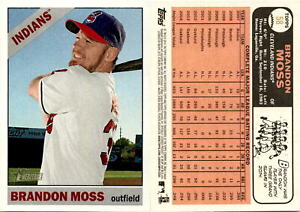 Brandon Moss 2015 Topps Heritage Baseball Card 58  Cleveland Indians