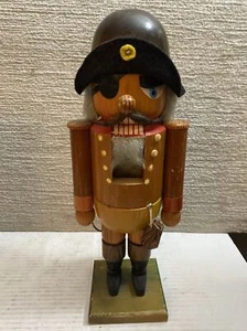 Erzgebirge Pirate Nutcracker Gold Bag Expertic German Democratic Republic READ! - Picture 1 of 13