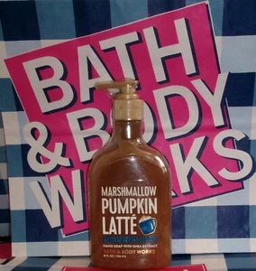 Bath & Body Works Marshmallow Pumpkin Latte Nourishing Hand Soap 8 fl.oz. NEW - Picture 1 of 2