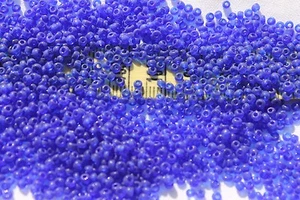 10/0 Old Time Vintage Venetian Trans Cobalt Blue # 1 Seed Beads/1oz - Picture 1 of 1