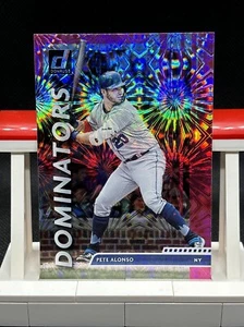Pete Alonso 2020 Panini Donruss Baseball Dominators Pink Fireworks #D-2 Mets - Bild 1 von 2